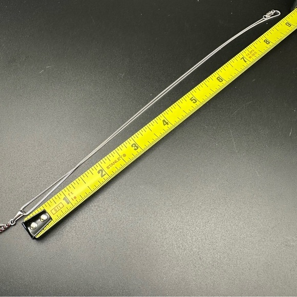 Genuine Garnet Pendant Necklace – Sterling Silver 925 Jewelry, NWT - Picture 5 of 10